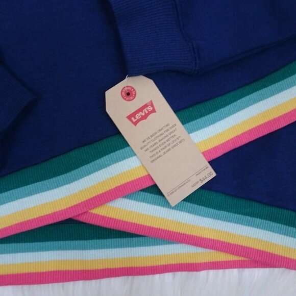 NWT Levi's Girl's Sweatshirt Pullover Hooded Sweater Large - Picture 5 of 7